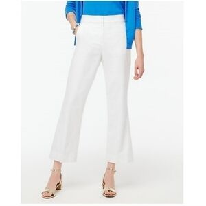 J. Crew Factory White Cropped Pants